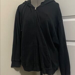 Hollister Classic Black Zip-Up Hoodie